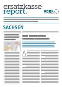 Stilisiertes Cover der Publikationsreihe "ersatzkasse report." der vdek-Landesvertretung Sachsen Stilisiertes Cover der Publikationsreihe "ersatzkasse report." der vdek-Landesvertretung Sachsen