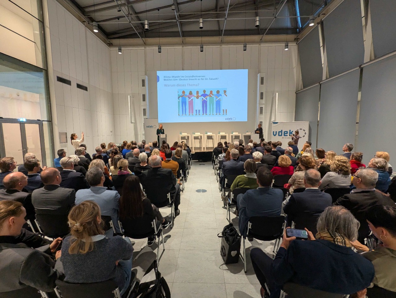 vdek Neujahrsforum Sachsen 2025 Silke Heinke Impuls Begr&uuml;&szlig;ung Klima Klimawandel Gesundheit