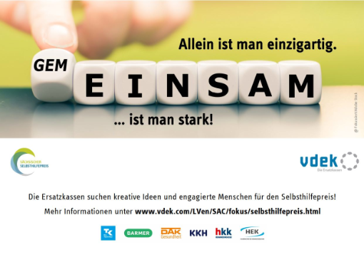 Plakat Sächsischer Selbsthilfepreis 2026