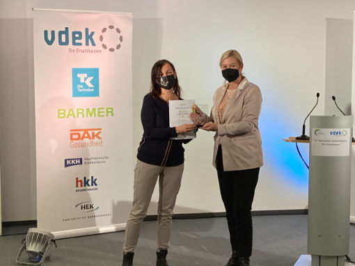 Preisträger & Laudator beim 10. Sächsischen Selbsthilfepreis der Ersatzkassen am 5.11.2021
