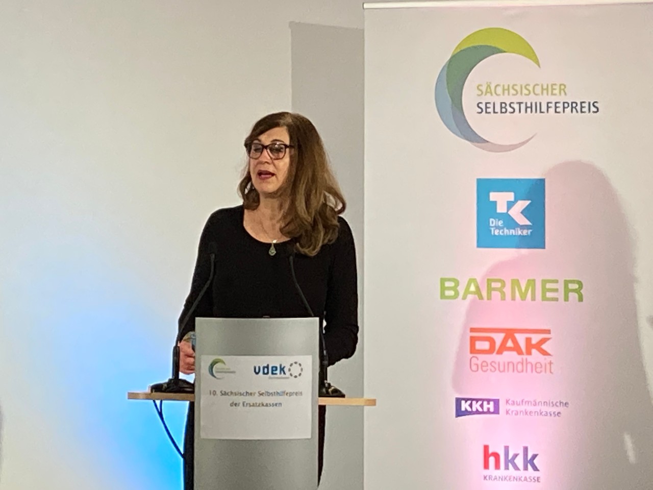 Preistr&auml;ger &amp; Laudator beim 10. S&auml;chsischen Selbsthilfepreis der Ersatzkassen am 5.11.2021