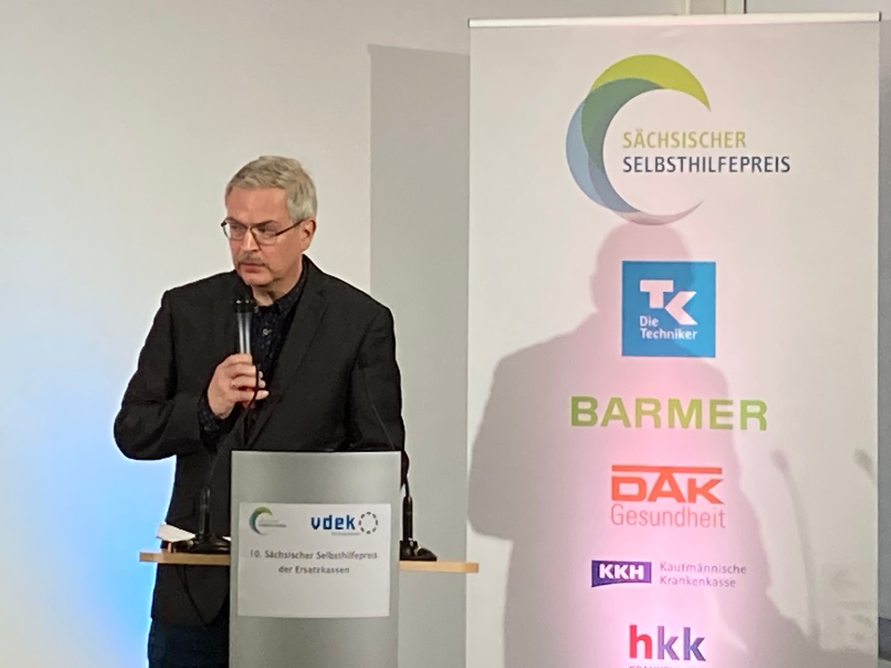 Preistr&auml;ger &amp; Laudator beim 10. S&auml;chsischen Selbsthilfepreis der Ersatzkassen am 5.11.2021