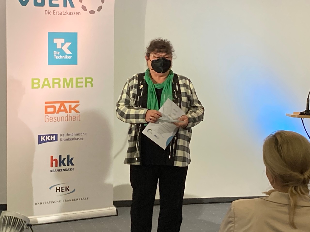 Preistr&auml;ger &amp; Laudator beim 10. S&auml;chsischen Selbsthilfepreis der Ersatzkassen am 5.11.2021