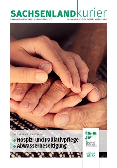Deckblatt Titel Sachsenlandkurier Ausgabe 1-2022 Hospiz Palliativ Sachsen
