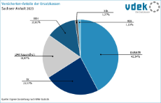 05 Versichertenanteile der Ersatzkassen