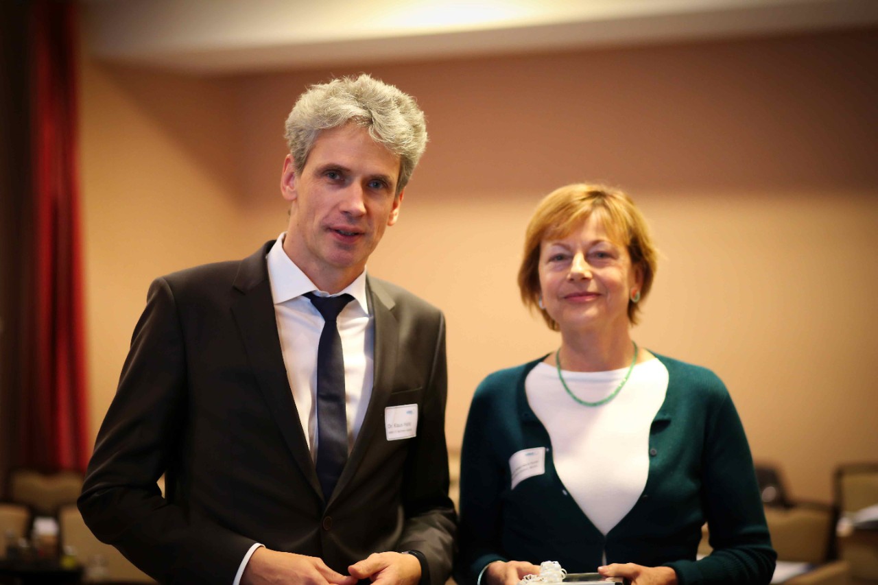 Dr. Klaus Holst und Frau Prof. Dr. B&auml;rbel-Maria Kurth auf der Veranstaltung