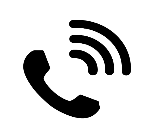 Telefonhörer mit Wellen