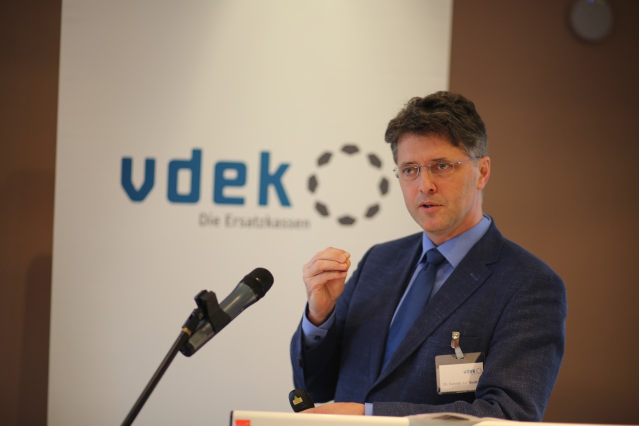 Referent beim Vortrag
