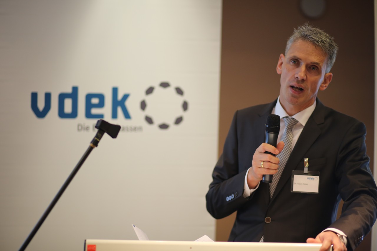 Referent beim Vortrag