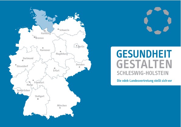 Die Landesvertretung Schleswig-Holstein des vdek stellt sich vor Imagebroschüre der vdek-Landesvertretung Schleswig-Holstein 2018