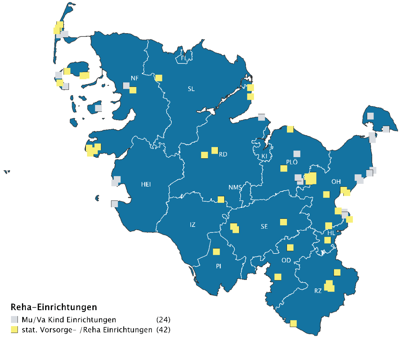 Quelle: vdek; Kartengrundlage GfK GeoMarketing