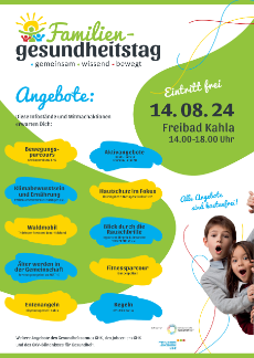 Plakat zum Familiengesundheitstag 2024 Plakat zum Familiengesundheitstag 2024