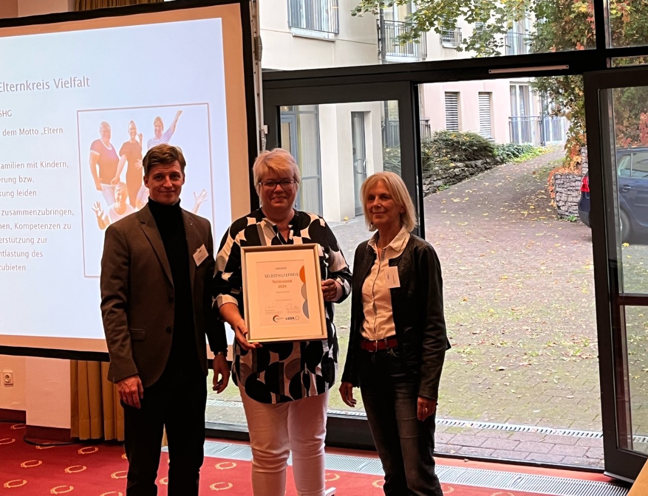 Gruppenpreis Elternkreis Vielfalt, vertreten durch Daniela Drillitzsch
