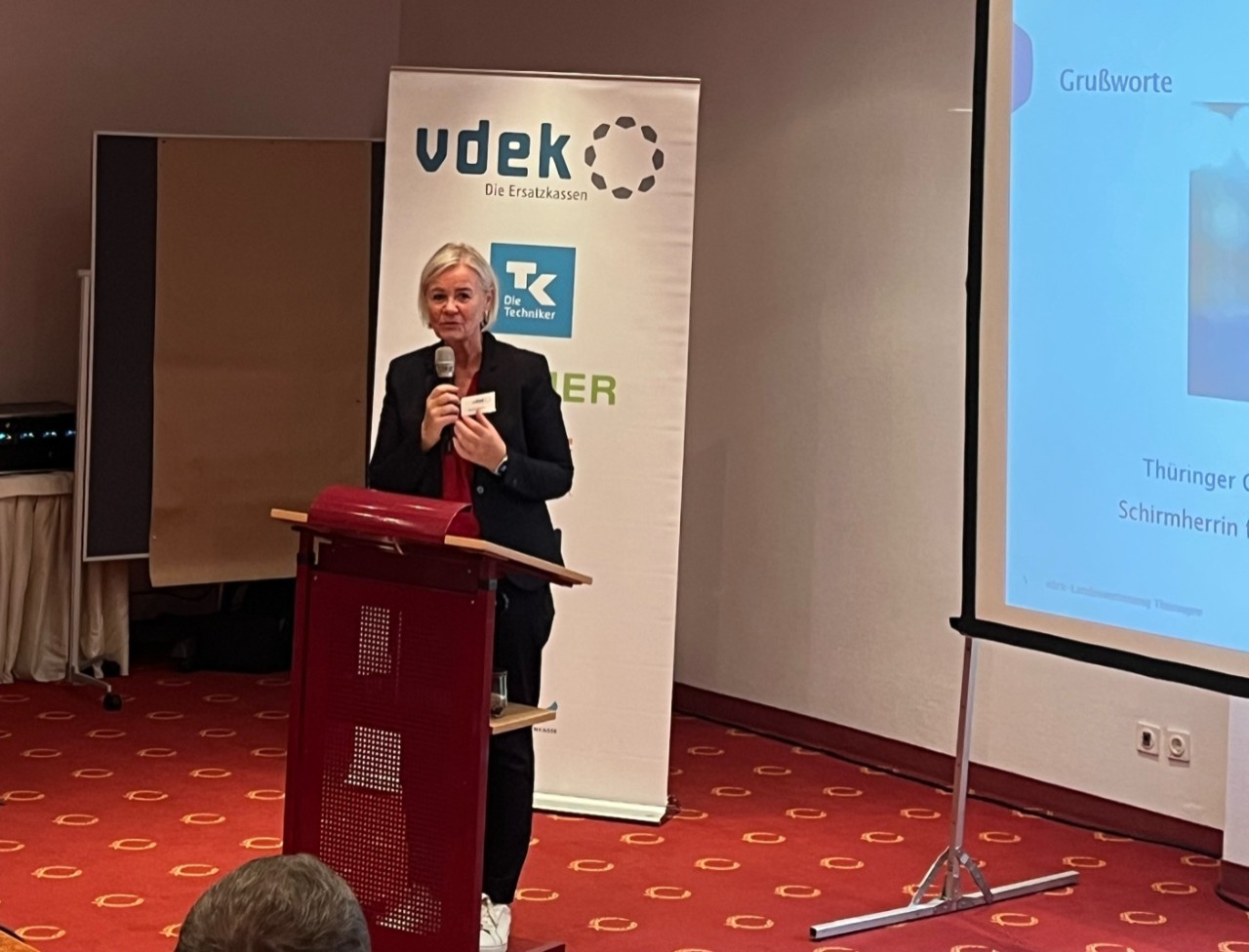 Moderation durch Kerstin Keding, Referatsleiterin f&uuml;r Politik und Kommunikation der vdek-Landesvertretung