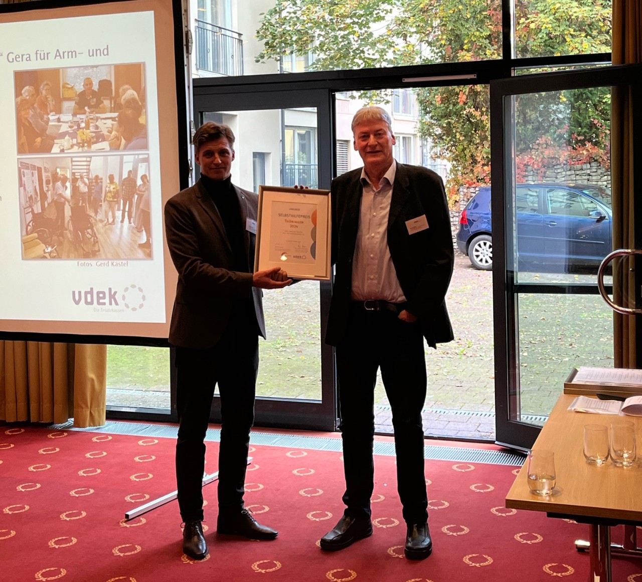 Gruppenpreis &quot;Steh-auf&quot; Gera f&uuml;r Arm- und Beinamputierte e.V., vertreten durch Gerd L&ouml;sche