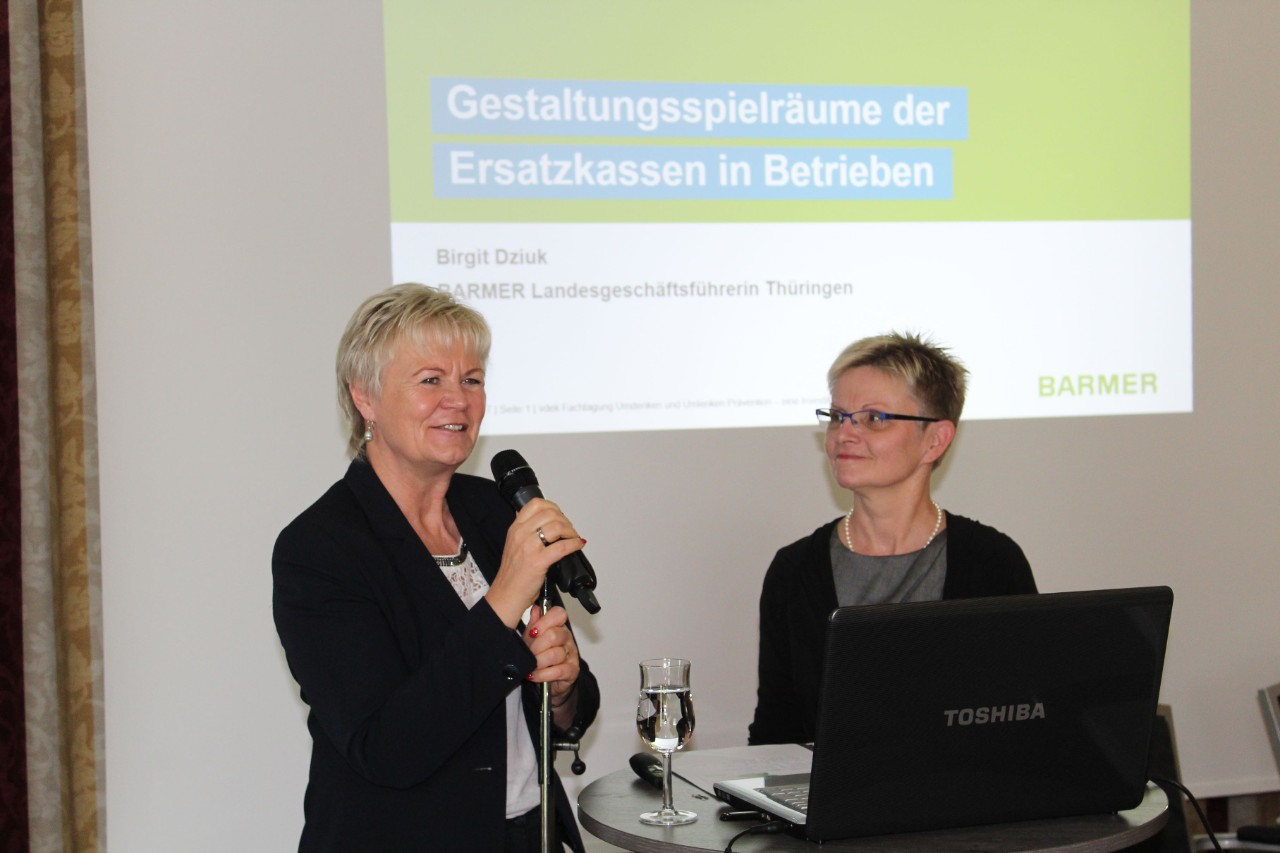 Kerstin Keding-B&auml;rschneider und Birgit Dziuk