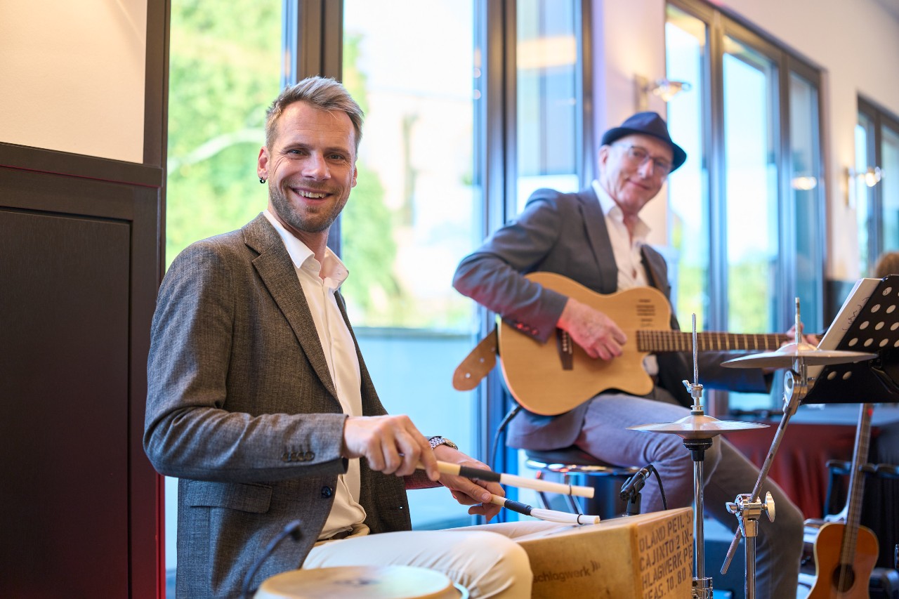 Zwei Musiker