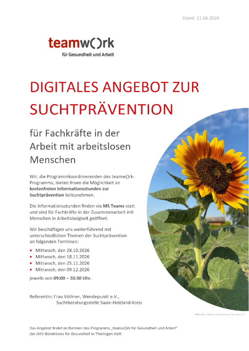 Ein Informationsblatt