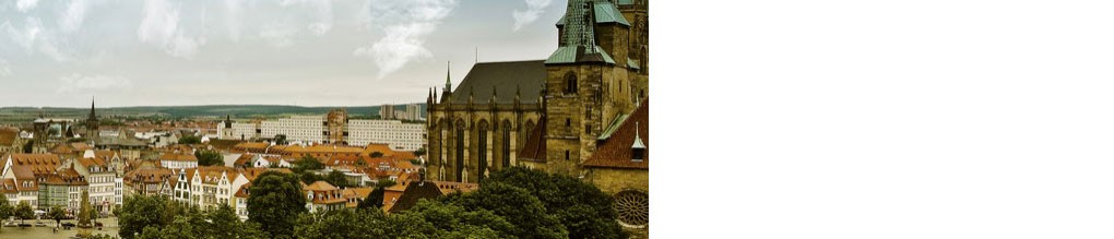  Panoramabild von Erfurt