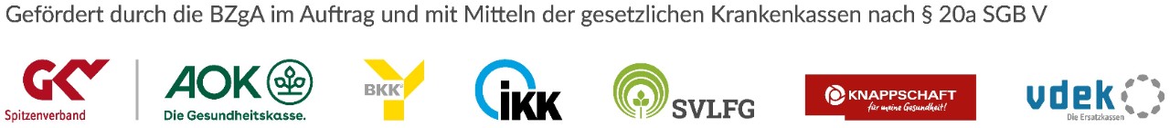 Logos der gesetztlichen Krankenkassen und Partner des GKV Logos der gesetztlichen Krankenkassen und Partner des GKV