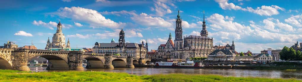 Panoramabild von Dresden