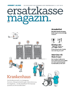 Titelblatt ersatzkasse magazin. 7./8.2012