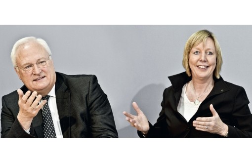 Foto: Verbandsvorsitzender Christian Zahn und vdek-Vorstandsvorsitzende Ulrike Elsner Foto: Verbandsvorsitzender Christian Zahn und vdek-Vorstandsvorsitzende Ulrike Elsner