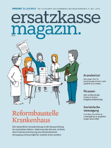 Titelblatt ersatzkasse magazin. 11./12.2013