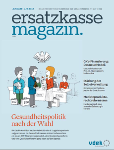 Titelblatt ersatzkasse magazin. 1./2.2014
