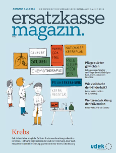 Titelblatt ersatzkasse magazin. 3./4.2014