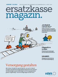 Titelblatt ersatzkasse magazin. 7./8.2014 Titelblatt ersatzkasse magazin. 7./8.2014