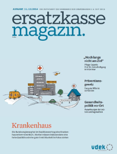 Titelblatt ersatzkasse magazin. 11./12.2014