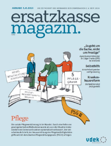 Titelblatt ersatzkasse magazin. 5./6.2015