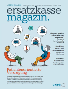 Titelblatt ersatzkasse magazin. 9./10.2015 Titelblatt ersatzkasse magazin. 9./10.2015