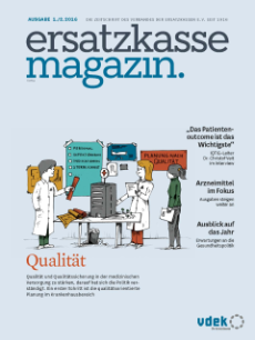 Titelblatt ersatzkasse magazin. 1./2.2016