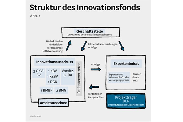 Schema: Struktur des Innovationsfonds