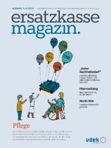 Titelblatt ersatzkasse magazin. 5./6.2018 Titelblatt ersatzkasse magazin. 5./6.2018