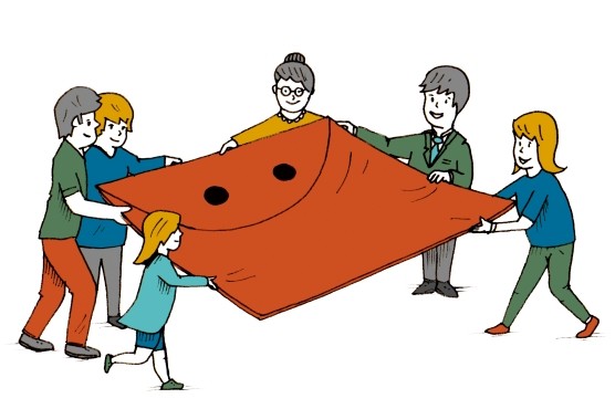 Illustration: Roter Briefumschlag der Sozialwahl Illustration: Roter Briefumschlag der Sozialwahl
