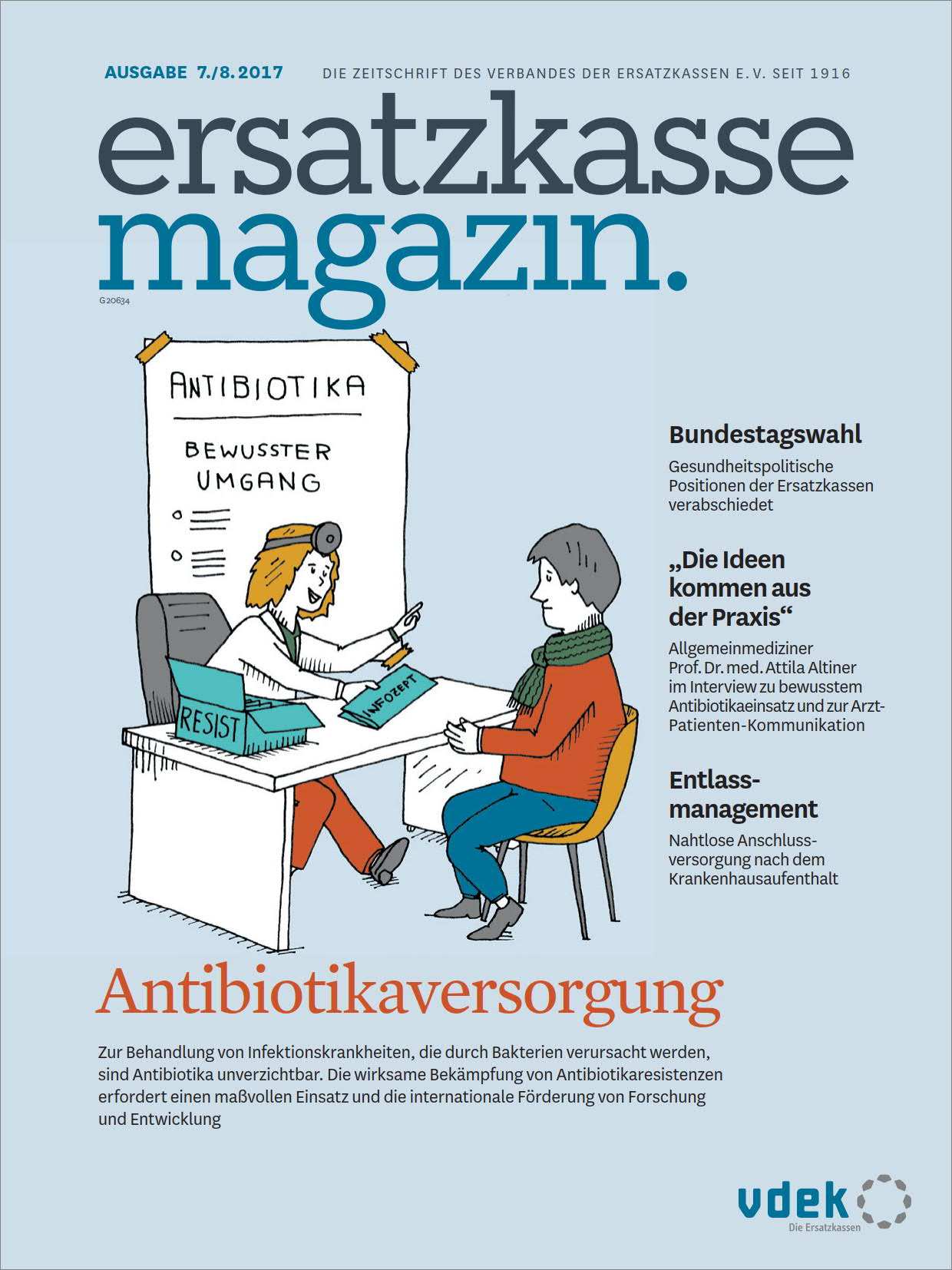 Titelblatt ersatzkasse magazin. 7./8.2017 Titelblatt ersatzkasse magazin. 7./8.2017