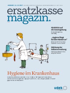 Titelblatt ersatzkasse magazin. 11./12.2017