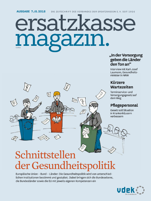 Titelblatt ersatzkasse magazin. 7.8.2018 Titelblatt ersatzkasse magazin. 7.8.2018
