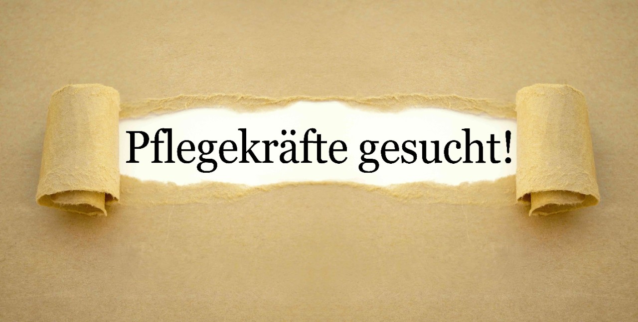 Pflegekräfte gesucht und Pflegefall