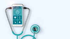 Gesundheitsapps Smartphone Handy Stethoskop 