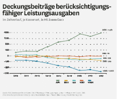 Grafik: Deckungsbeiträge berücksichtigungsfähiger Leistungsausgaben