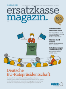 Titelblatt ersatzkasse magazin. 4. Ausgabe 2020 Titelblatt ersatzkasse magazin. 4. Ausgabe 2020