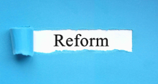 Schriftzug "Reform"