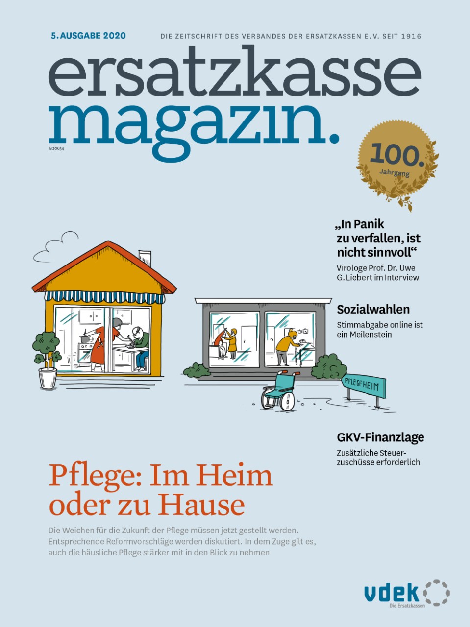 Titelblatt ersatzkasse magazin. 5. Ausgabe 2020 Titelblatt ersatzkasse magazin. 5. Ausgabe 2020