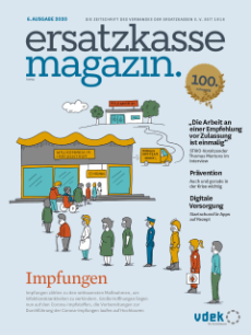 Titelblatt ersatzkasse magazin. 6. Ausgabe 2020