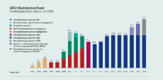 Infografik: GKV-Bundeszuschuss in Mrd. Euro, Stand: Juli 2021