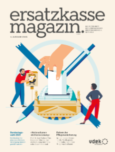 Titelblatt ersatzkasse magazin. (4. Ausgabe 2021)